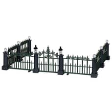 Lemax Christmas Village Classic Victorian Fence Set Of 7 - 24534