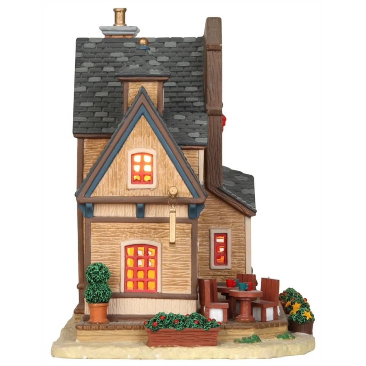 Lemax Christmas Village Hill Of Beans Coffee Shop - 25349 - (25349) - £ ...