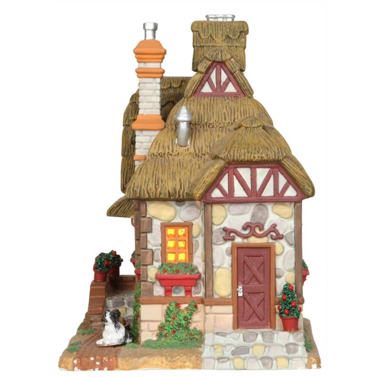 LEMAX Wayside Church Edificio Illuminato Per Villaggio Natalizio | Con Luci LED, In Porcellana, 20,3 Cm, Batterie O Adattatore - 3