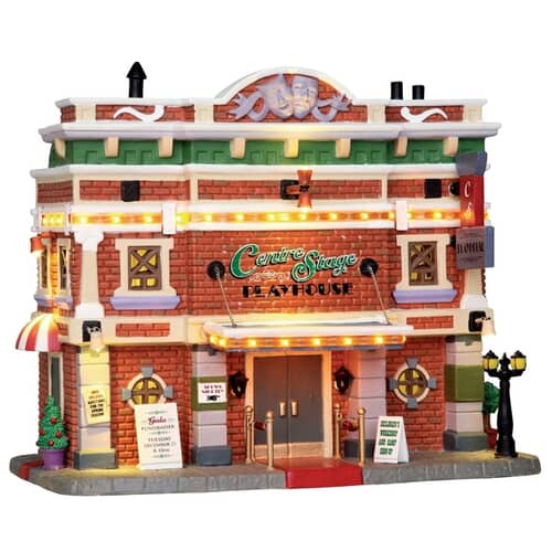 Lemax Christmas Village Centre Stage Playhouse With 4.5v Adaptor - 25363