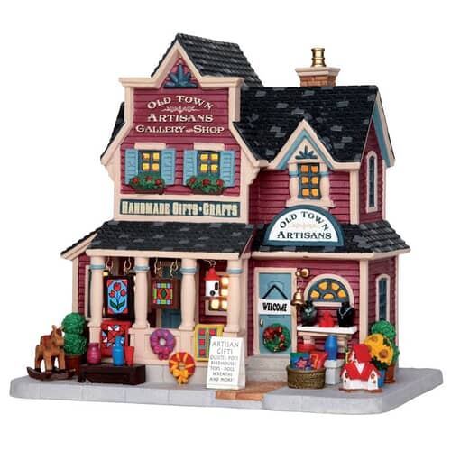Lemax Christmas Village Old Town Artisans Gallery And Shop - 25392