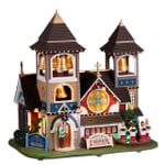 Lemax Christmas Village Christmas Chimes Battery Operated Led -25859
