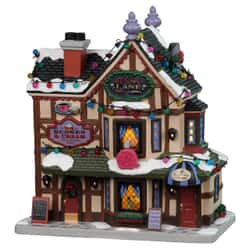 Lemax Christmas Village Penny Lane Shoppes Battery Operated Led -25875