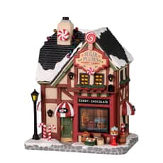 Lemax Christmas Village Sugar Plums Penny Candy Battery Operated Led -25878