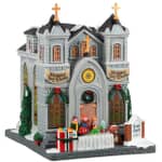 Lemax Lemax Christmas Village Trinity Church Of Caddington Battery Operated Led -25884