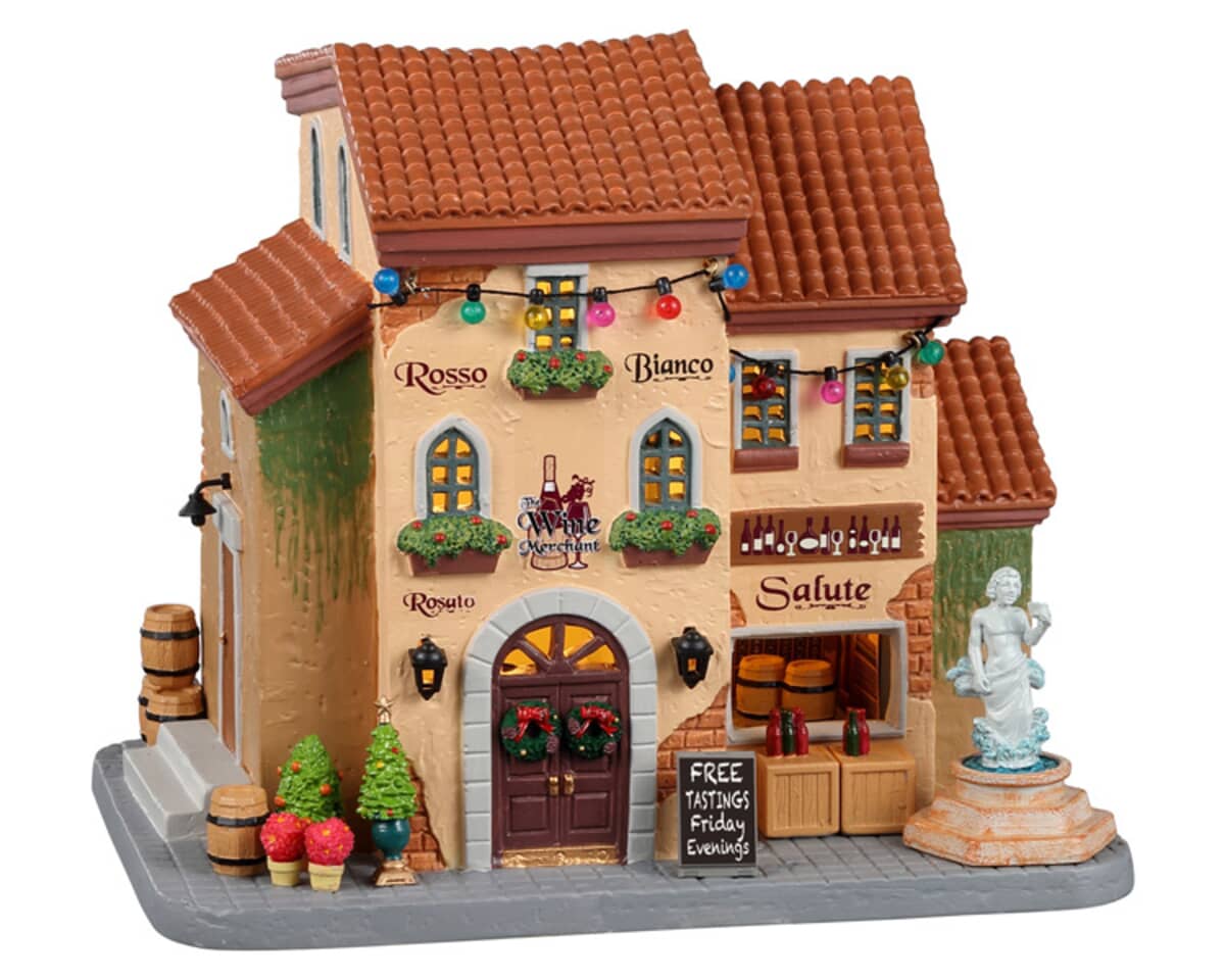 Lemax Christmas Village The Wine Merchant - 25936