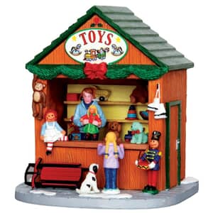 Lemax Christmas Village Christmas Market Scene Toys - 33016