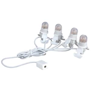 Lemax Christmas Village Four LED Light Bulb String (4.5V) - 34667
