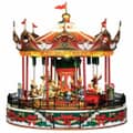 Lemax Christmas Village Santa Carousel With 4.5V Adaptor - 34682