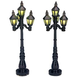 Lemax - Old English Street Lamp Set Of 2 B/O (4.5V)