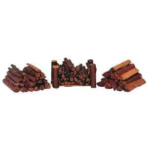 Lemax Christmas Village Stacked Firewood Set Of 3 - 34955