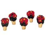 Lemax Lemax Christmas Village Poinsettias Set Of 5 - 34970