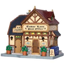 Lemax Christmas Village Tudor Lane Post Office Battery Operated Led - 35519