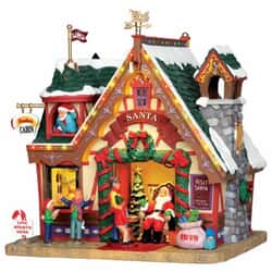 Lemax Christmas Village Santas Cabin With 4.5V Adaptor - 35554