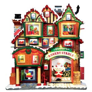 Lemax Christmas Village Dashers Advent Stable Facade - 35561