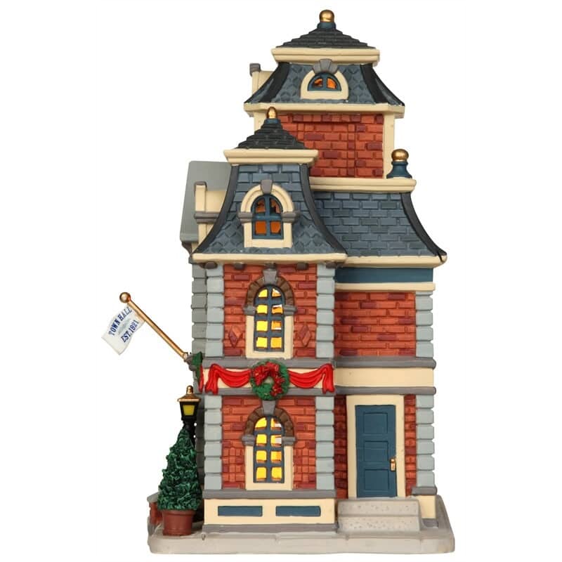 Lemax Christmas Village Town Hall B/O LED - 35619 - (35619) - £38.5 ...