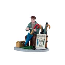 Lemax Christmas Village Umbrella Vendor - 42323