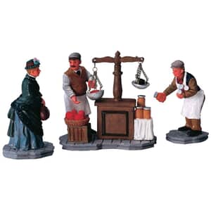 Lemax Christmas Village The Market - Set of 3 - 42865