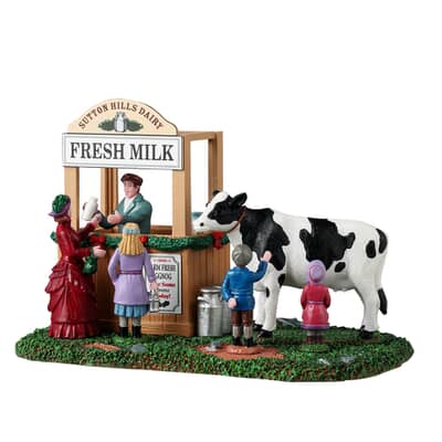 Lemax Christmas Village Fresh Milk Stall - 43716