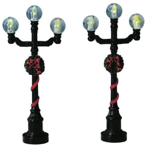 Lemax Christmas Village Ball Street Lamp - Set of 2 - 44184