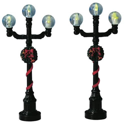 Lemax Christmas Village Ball Street Lamp - Set of 2 - 44184