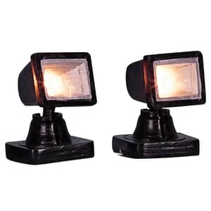 Lemax Christmas Village Spot-Light Clear - Set of 2 - 44243