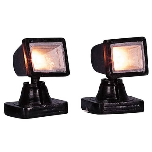 Lemax Christmas Village Spot-Light Clear - Set of 2 - 44243