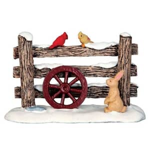Lemax Christmas Village Rustic Wood Fence - 44760
