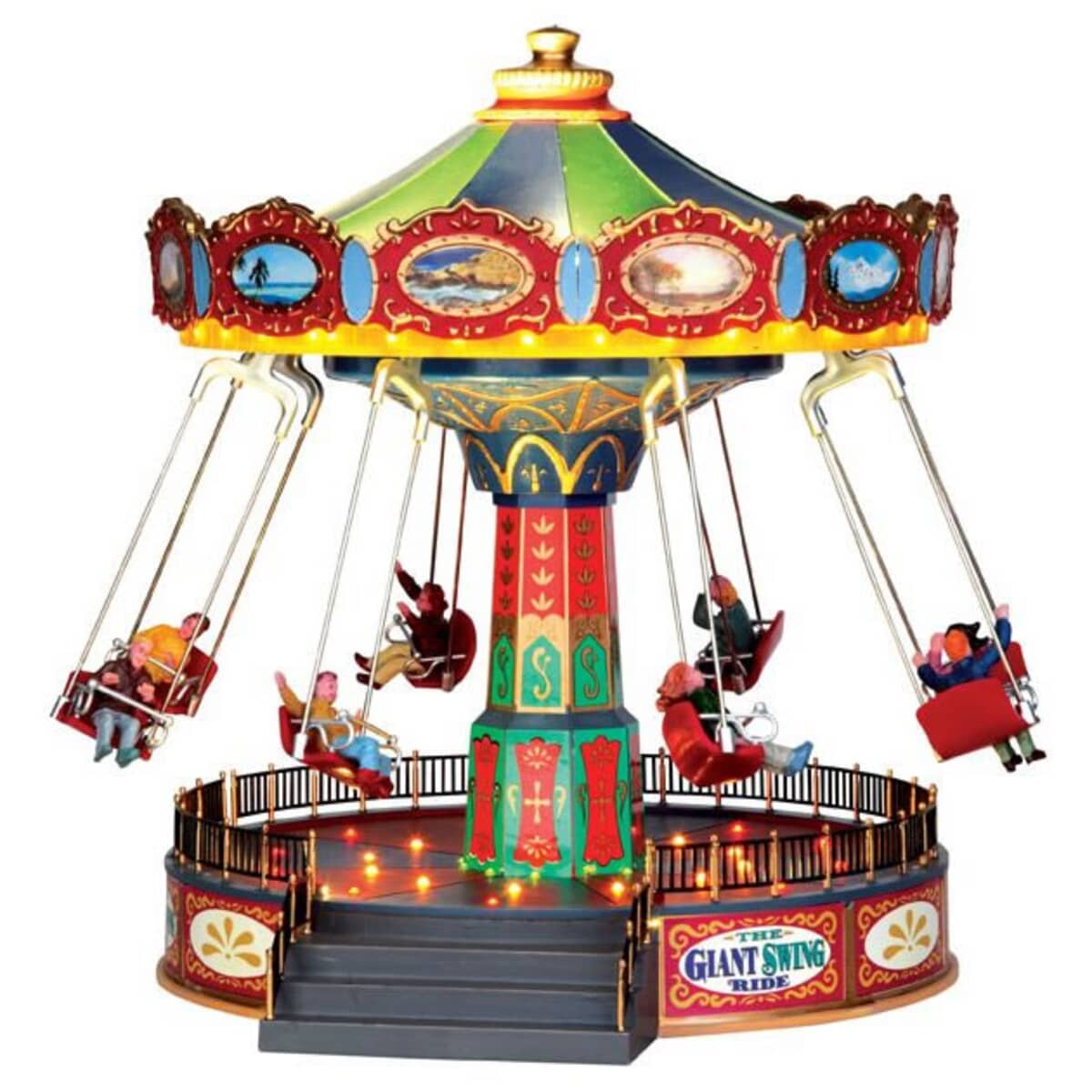 Lemax Christmas Village The Giant Swing Ride - 44765 - (44765) - £120. ...