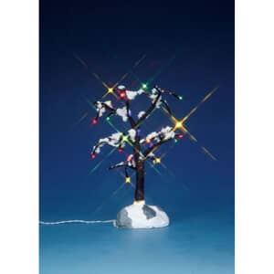 Lemax Christmas Village Snowy Dry Tree Medium Battery Operated (4.5V) - 44784