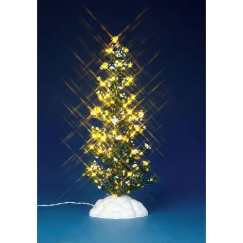 Lemax Christmas Village Lighted Pine Tree Large Battery Operated (4.5V) - 44787
