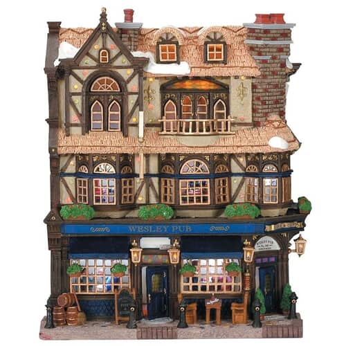 Lemax Christmas Village Wesley Pub Battery-Operated (4.5V) - 45099