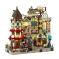 Lemax Christmas Village Jingle Bell Bazaar Battery Operated Led - 45227