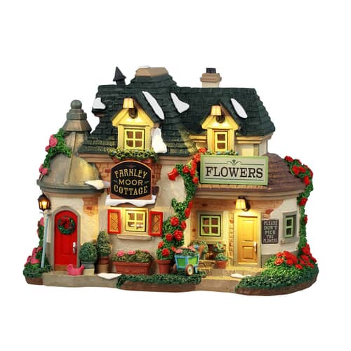 Lemax Christmas Village Farnley Moor Cottage Battery Operated Led - 45237
