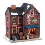 Lemax Christmas Village The Tobacco  Gift Emporium Battery Operated Led - 45256