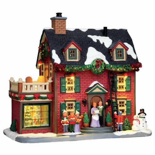 Lemax Christmas Village Decorating The New England Hearth With 4.5V Adaptor - 45726