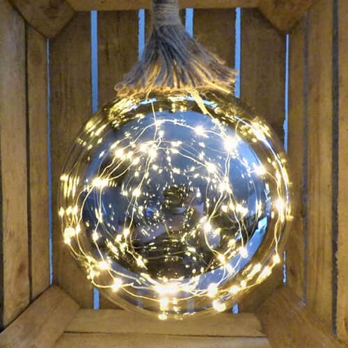 Kaemingk Everlands Christmas Light Up Ball with LEDs