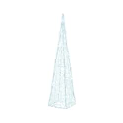 Kaemingk Indoor/Outdoor Flashing  LED Pyramid 89cm