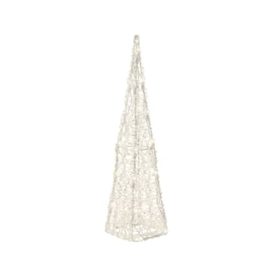 Kaemingk Indoor/Outdoor Warm LED Illuminated Pyramid 89cm