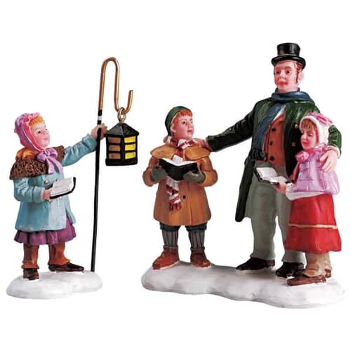 Lemax Christmas Village Carolers Quartet Set Of 2 - 52039