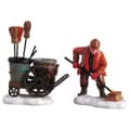 Lemax Christmas Village Street Sweeper Set Of 2 - 52093