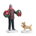 Lemax Christmas Village Tree Lot Figure Set Of 2 - 52383