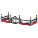 Lemax Lemax Christmas Village Lighted Wrought Iron Fence Set/5 Battery Operated (4.5V) - 54303