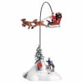 Lemax Christmas Village  Santa Claus Is Coming To Town With 4.5V Adaptor - 54353