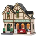 Lemax Christmas Village Harris And Sons Fine Antiques Battery Operated Led - 55006