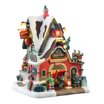 Lemax Christmas Village The Elf Service Sleigh  Sled Repair - 55315