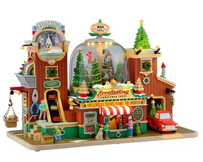 Lemax Christmas Village Everlasting Christmas Trees - 55324