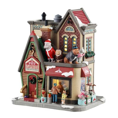 Lemax Christmas Village The Pet Clothier - 55338