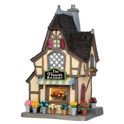 Lemax Christmas Village The Flower Basket - 55903 (NO BOX)