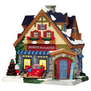 Lemax Christmas Village Snowberry Gifts Battery Operated Led - 55941